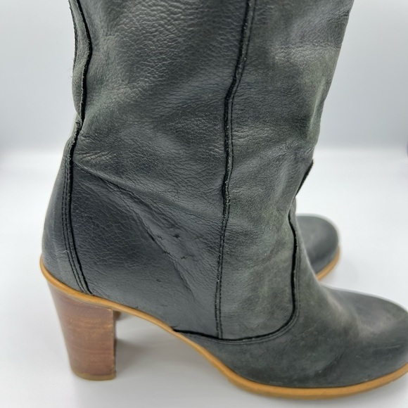 LEVI’S Leather Knee High Heeled Boots - Picture 14 of 17